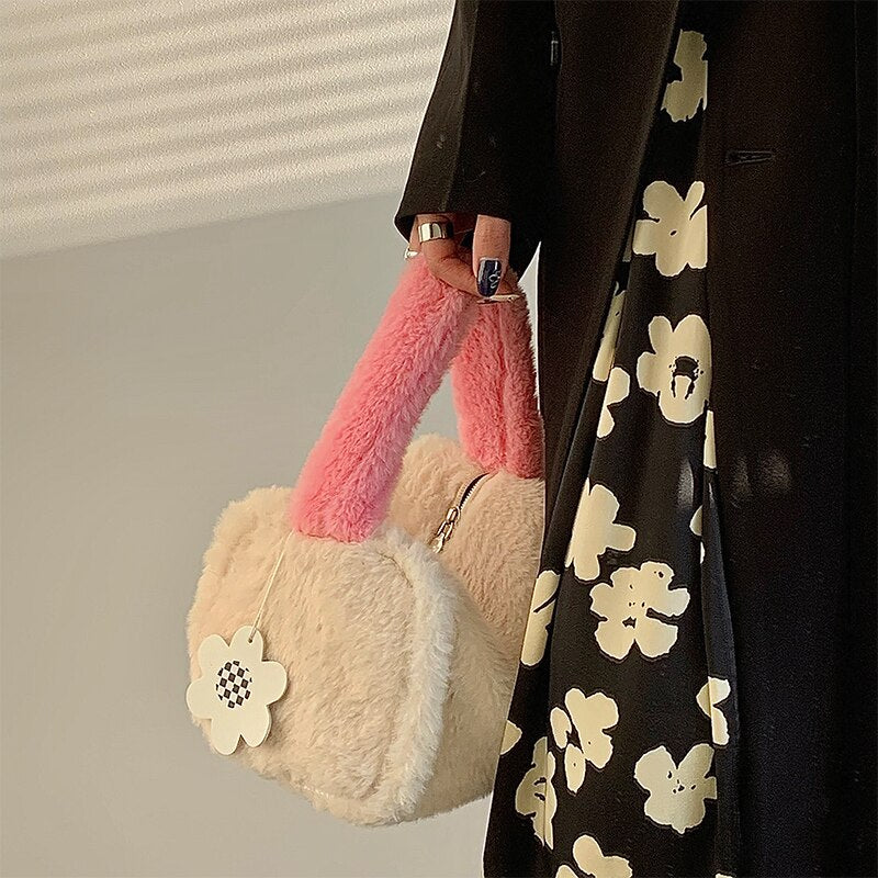 Soft Plush Shoulder Bag