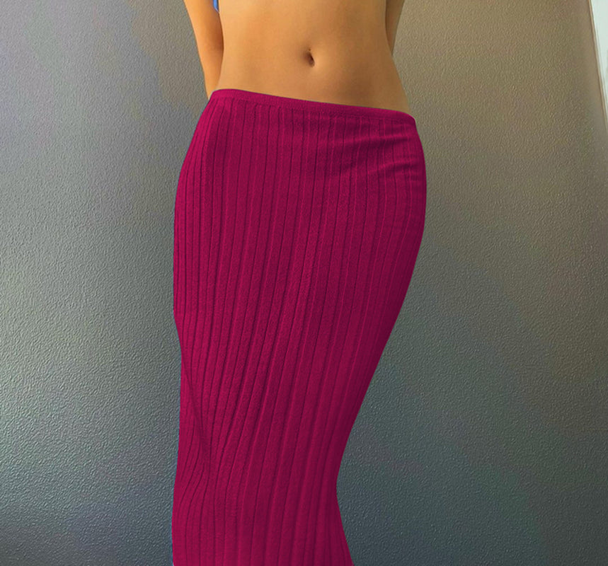 Summer Knit Long Skirt