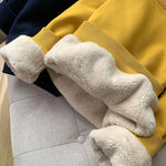 fleece thickened pullover