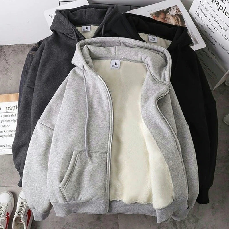  Casual  Fleece Jacket