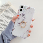 Marble ring phone case