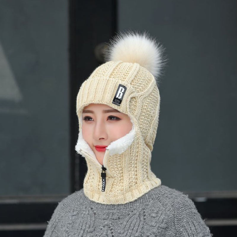 Conjoined wool hat