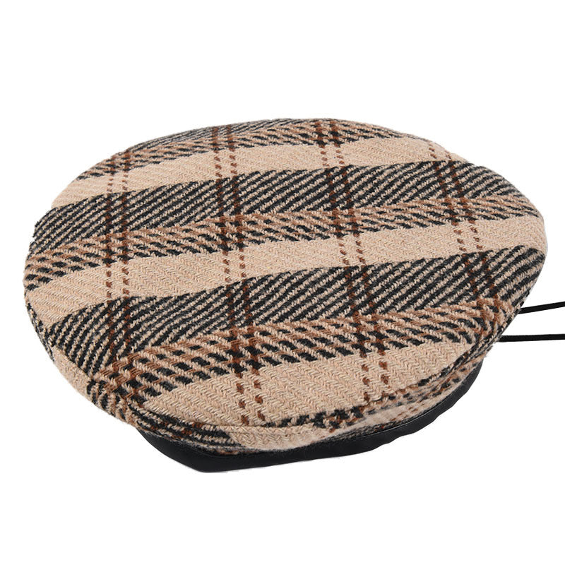 Plaid Beret