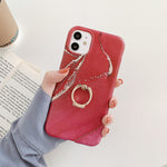 Marble ring phone case