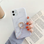 Marble ring phone case