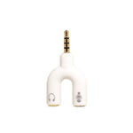 Color earphone splitter adapter