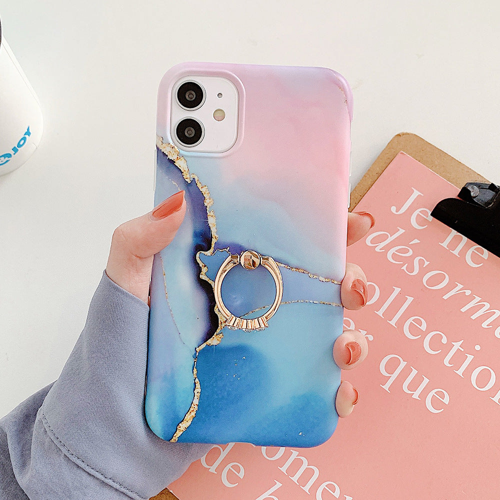 Marble ring phone case