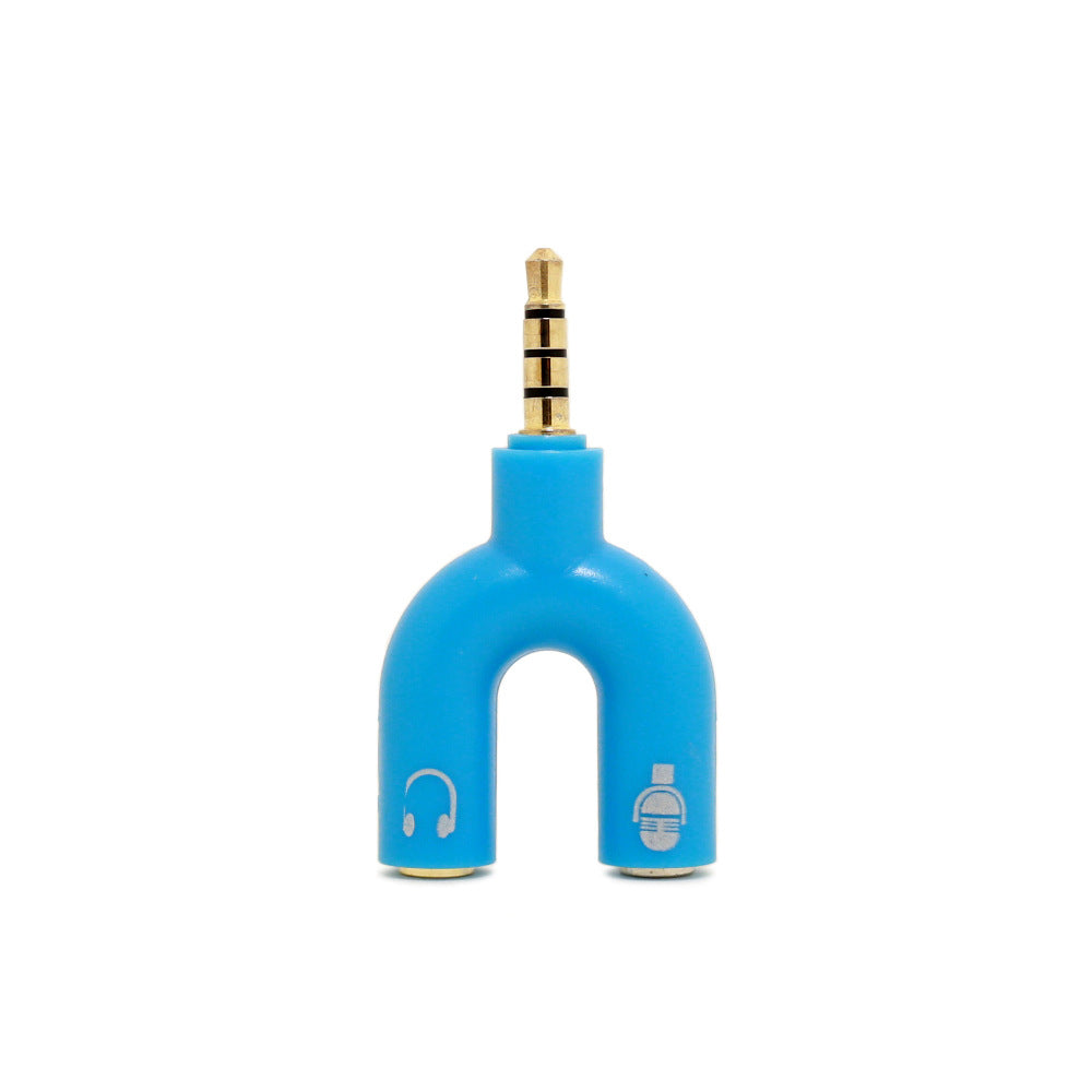 Color earphone splitter adapter