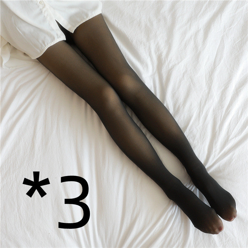 Translucent Fleece Lined Tights