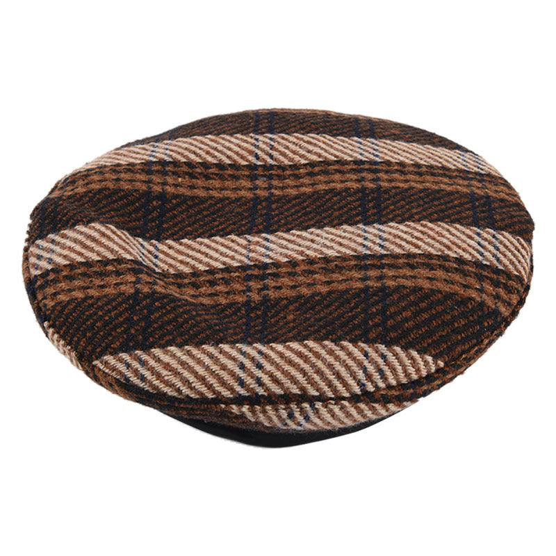 Plaid Beret