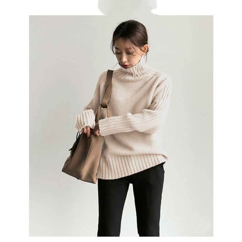 Turtleneck Knitting Sweater