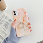 Marble ring phone case