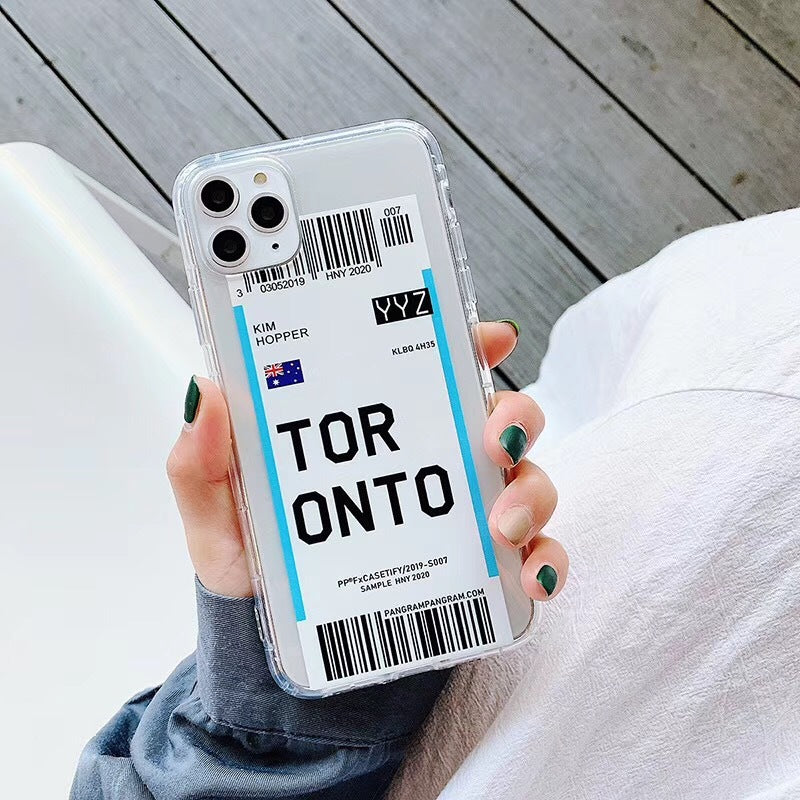 Ticket phone case