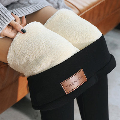 Female Winter Thick Velvet Leggings