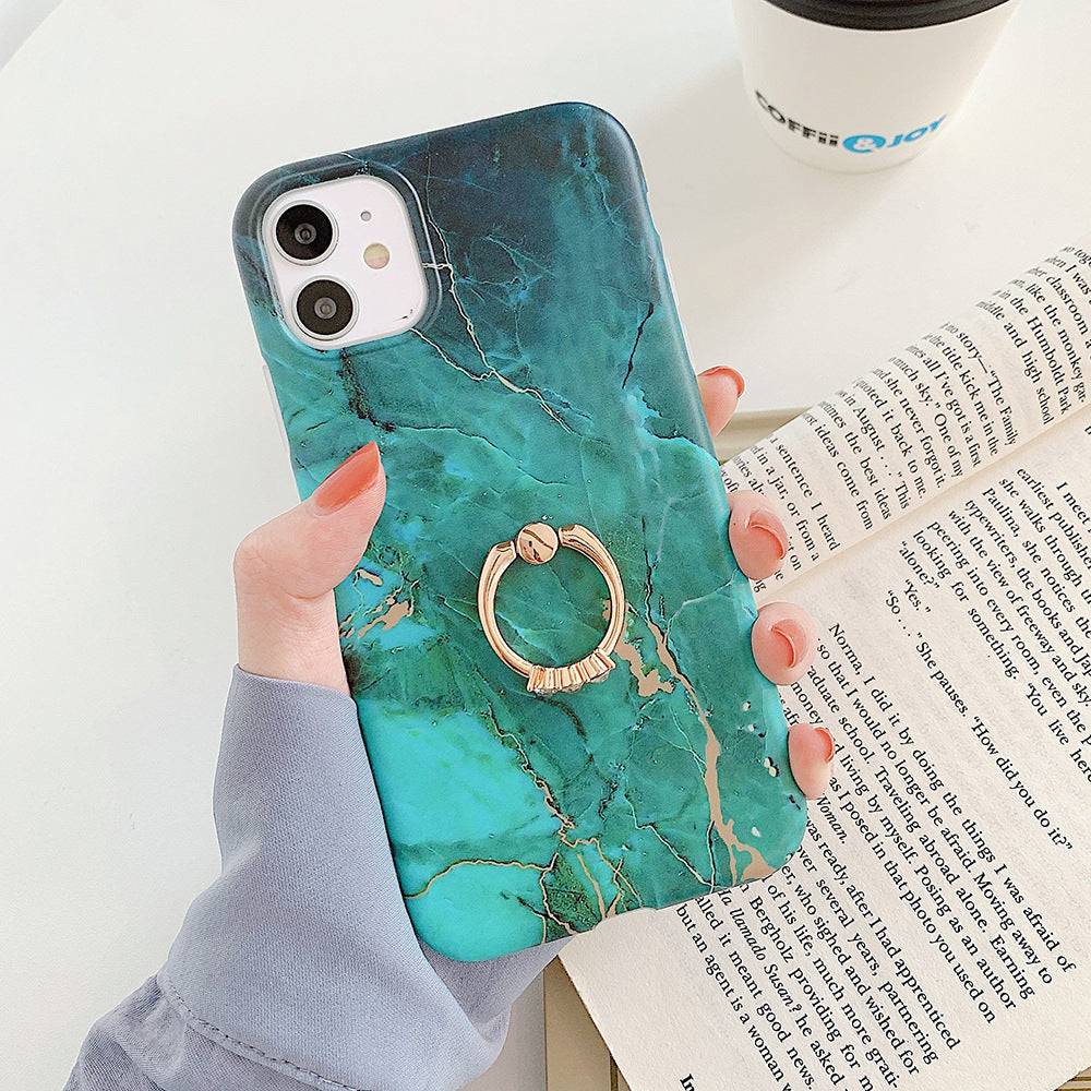 Marble ring phone case