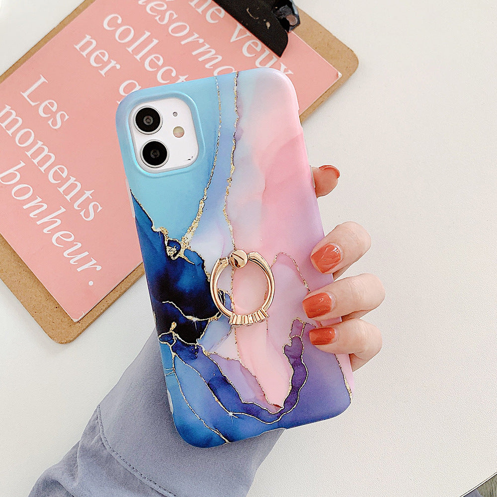 Marble ring phone case