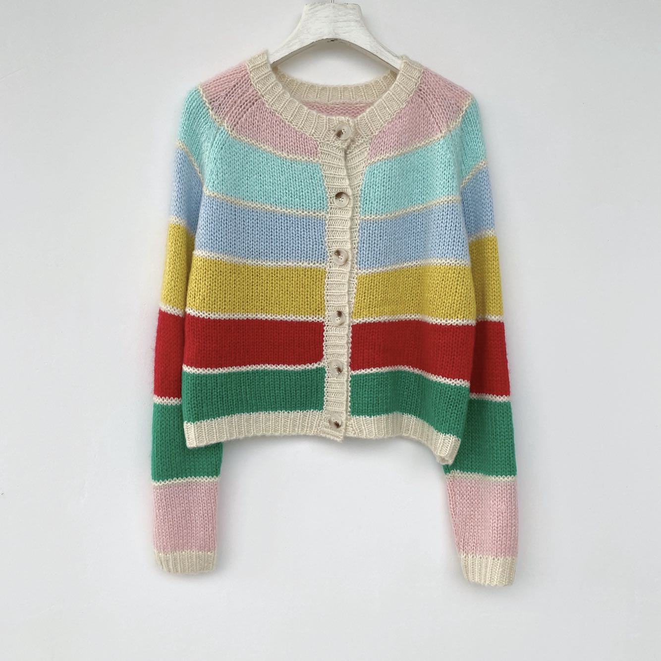 Girl Loose Lazy College Style Cardigan Coat