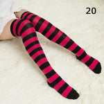 Diamond Plaid Knee Socks