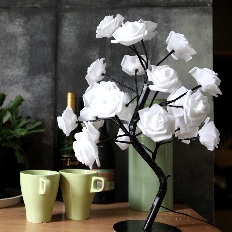 Rose Flower Tree LED Lamp