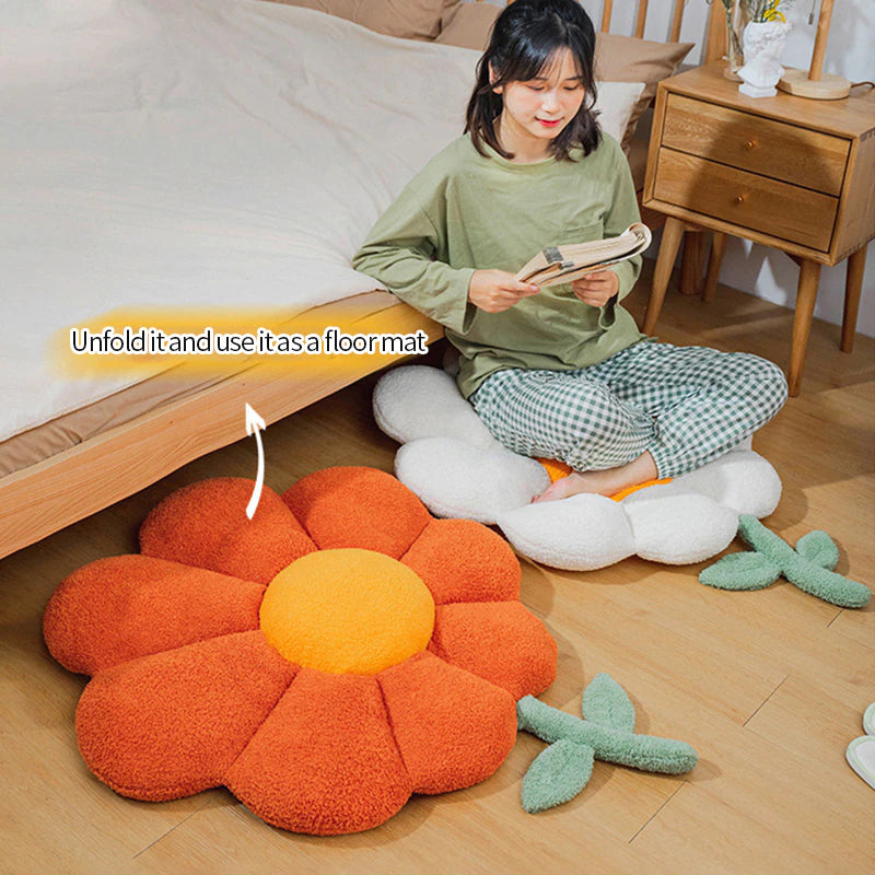 Flower Pillow Chair Cushion 