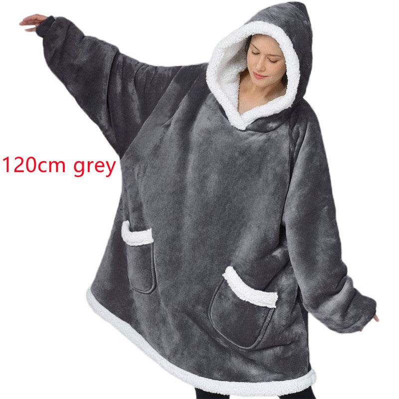 Winter TV Hoodie Blanket