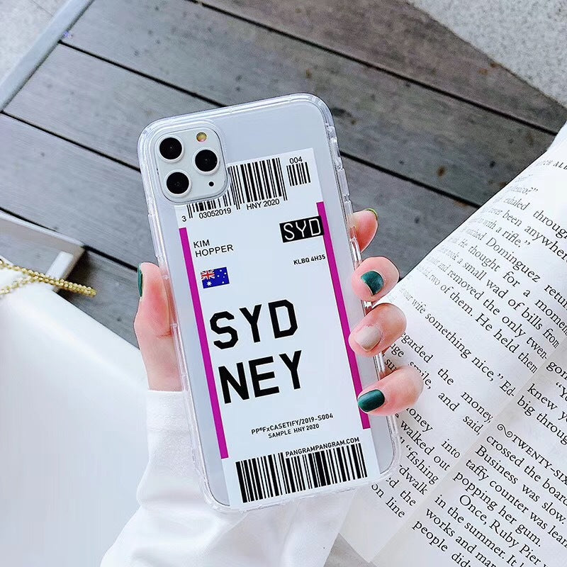 Ticket phone case