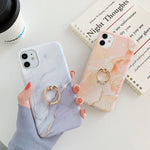 Marble ring phone case