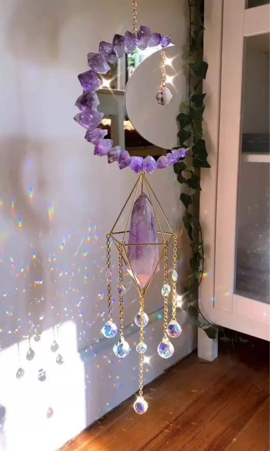 Garden Wind Chimes Crystal