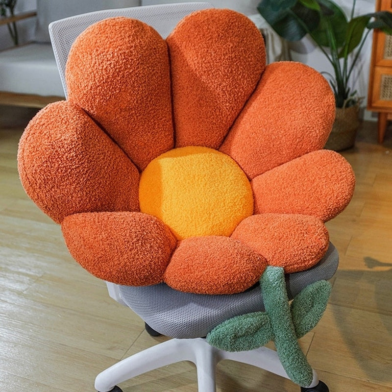 Flower Pillow Chair Cushion 