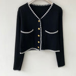 Girl Loose Lazy College Style Cardigan Coat