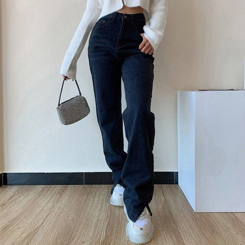 High Waist Loose Jeans