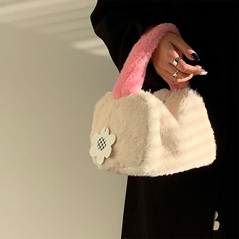 Soft Plush Shoulder Bag