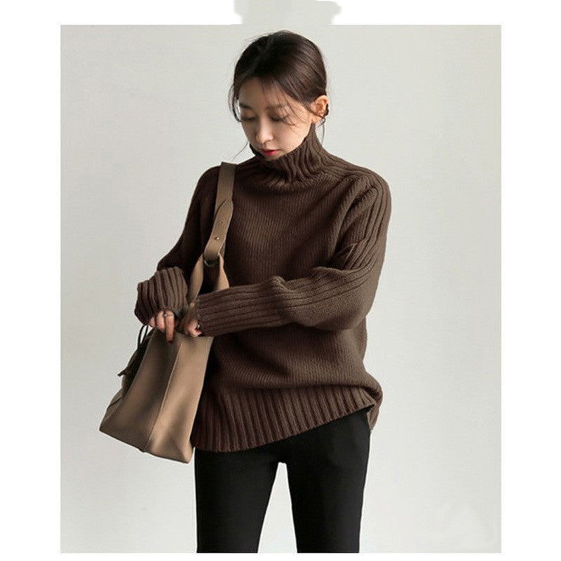 Turtleneck Knitting Sweater