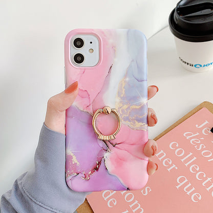 Marble ring phone case