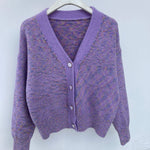 Girl Loose Lazy College Style Cardigan Coat