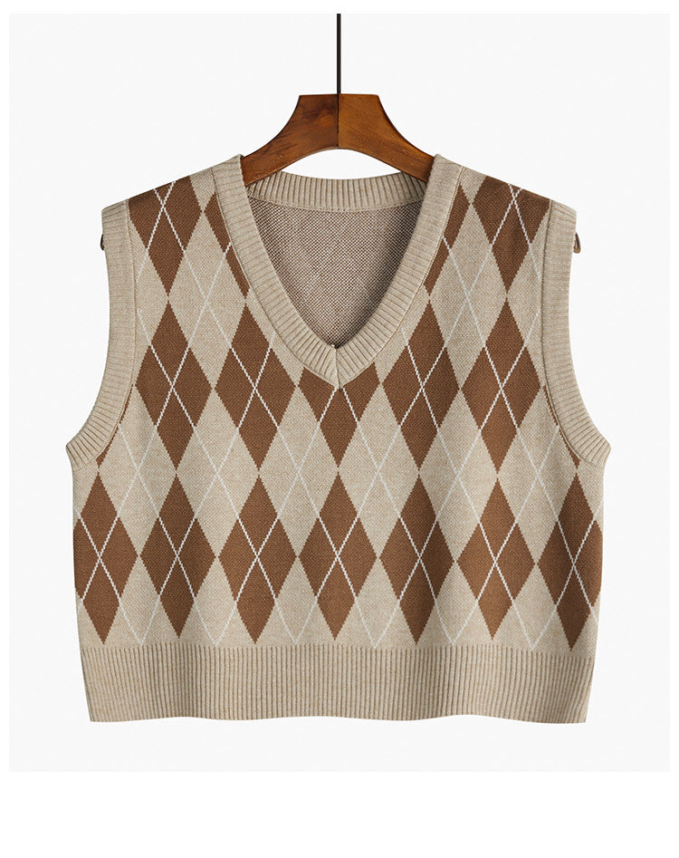 Retro Knitted Vest