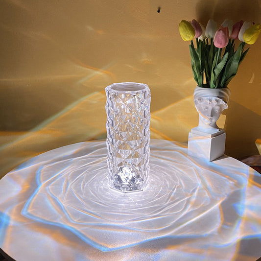 Romantic LED Rose Diamond Table Lamp