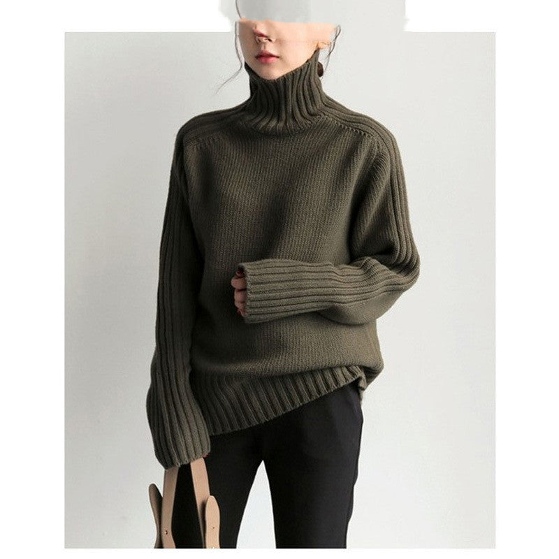 Turtleneck Knitting Sweater