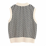 All-match knitted vest top