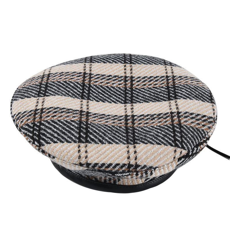 Plaid Beret