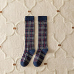 Plaid Long Socks 