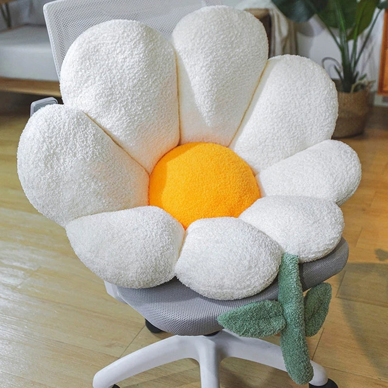 Flower Pillow Chair Cushion 