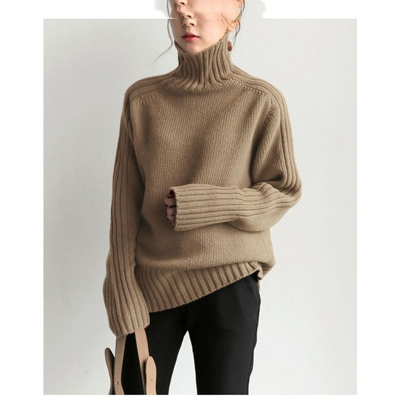 Turtleneck Knitting Sweater