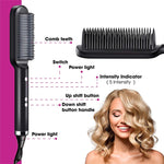 Hair Straightener Hot Comb Ion Curling