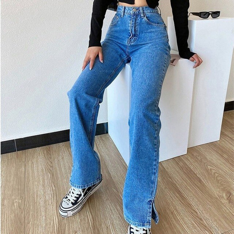 High Waist Loose Jeans