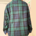 Pullover Plaid Collar