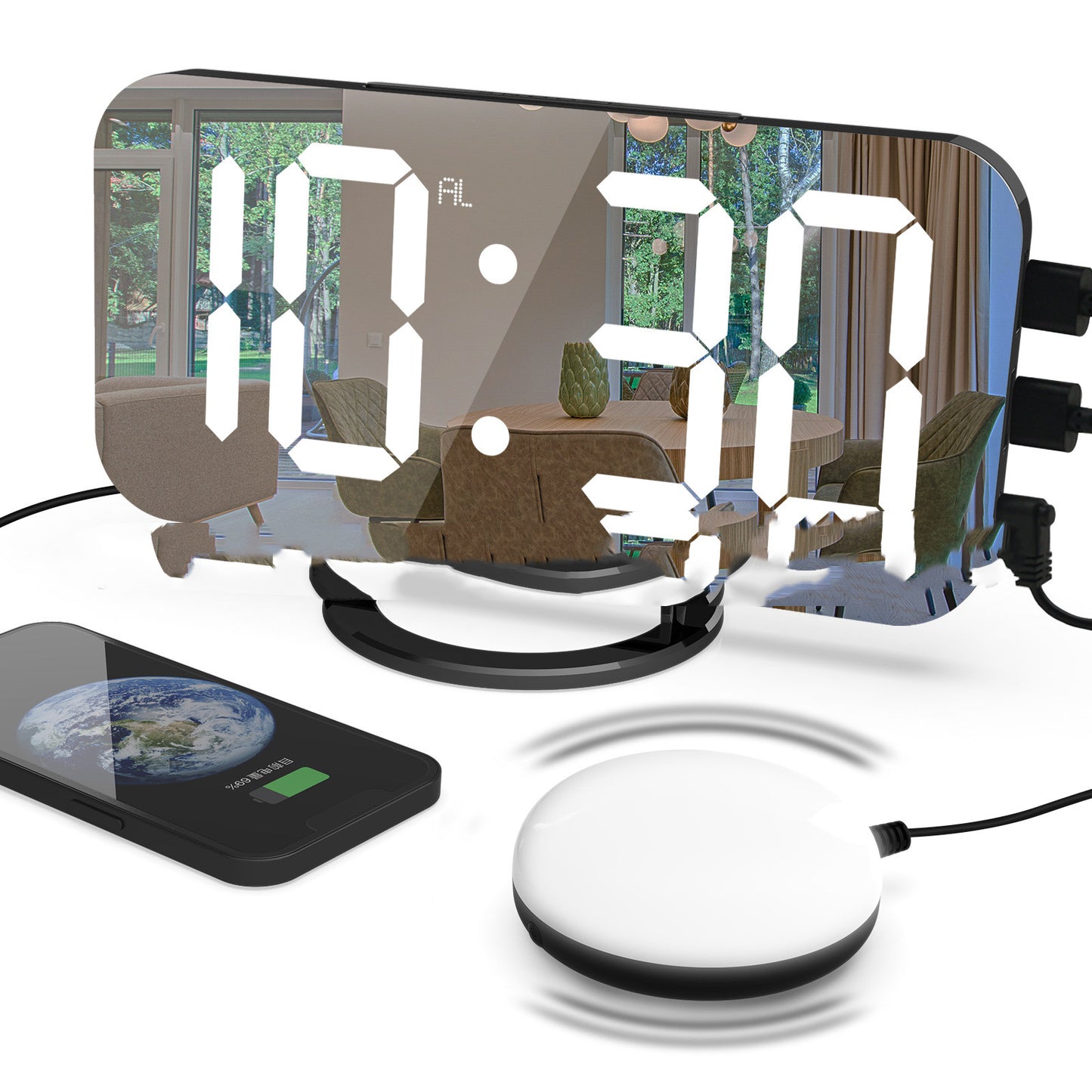 Digital Mirror Clock