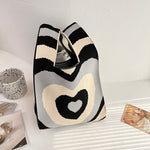 Love Colorblock Knitted Handbag