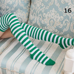 Diamond Plaid Knee Socks