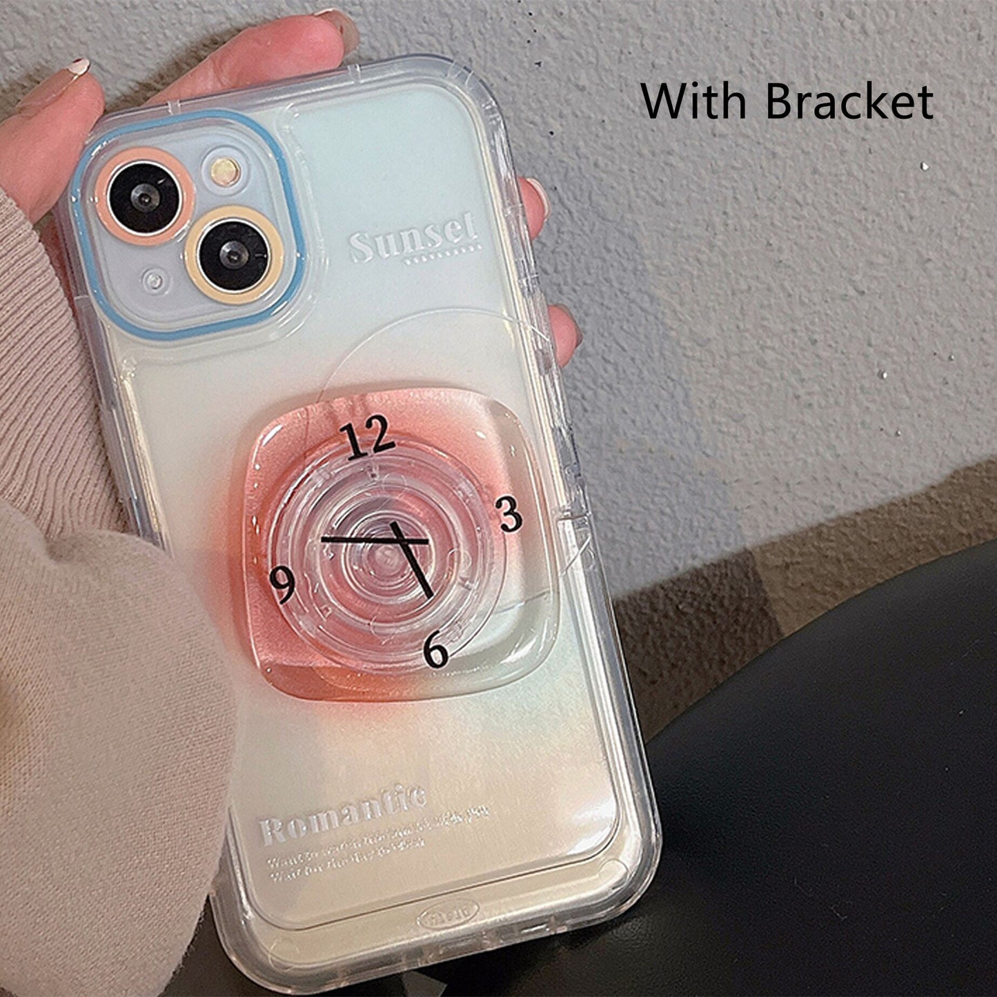 Clock Transparent Phone Case